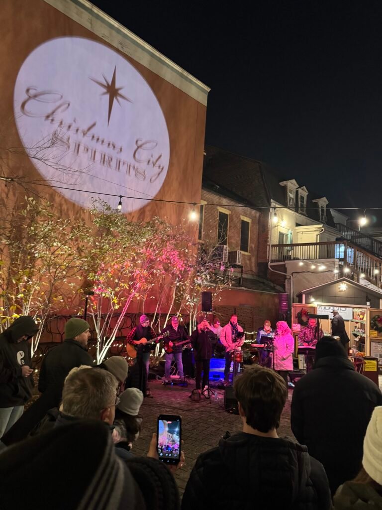 Outdoor concert in downtown Bethlehem, Pa